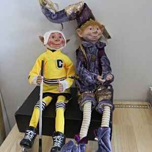 2 Collectible FLORIDUS LUTINS / ELVES 18 Inches